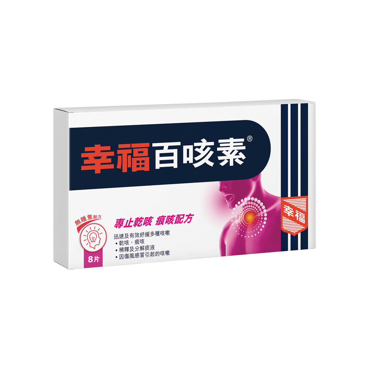 幸福百咳素 8片裝